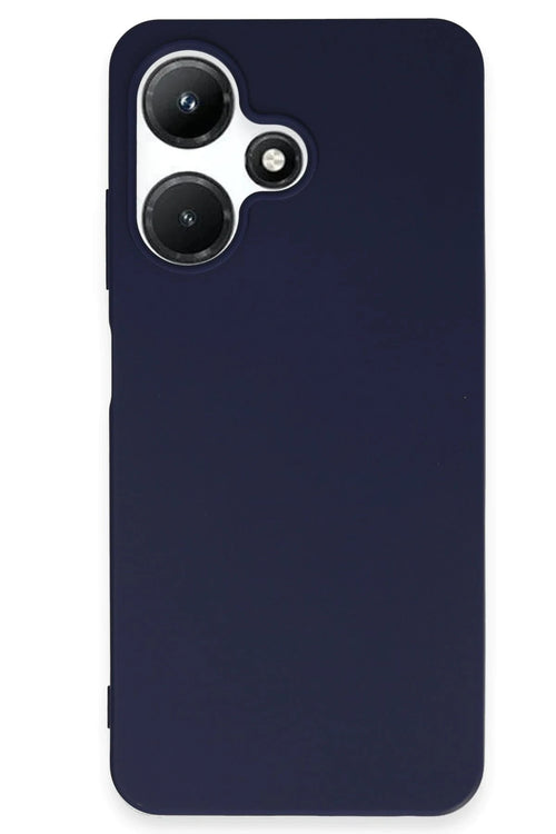 Newface İnfinix Hot 30i Kılıf First Silikon - Lacivert