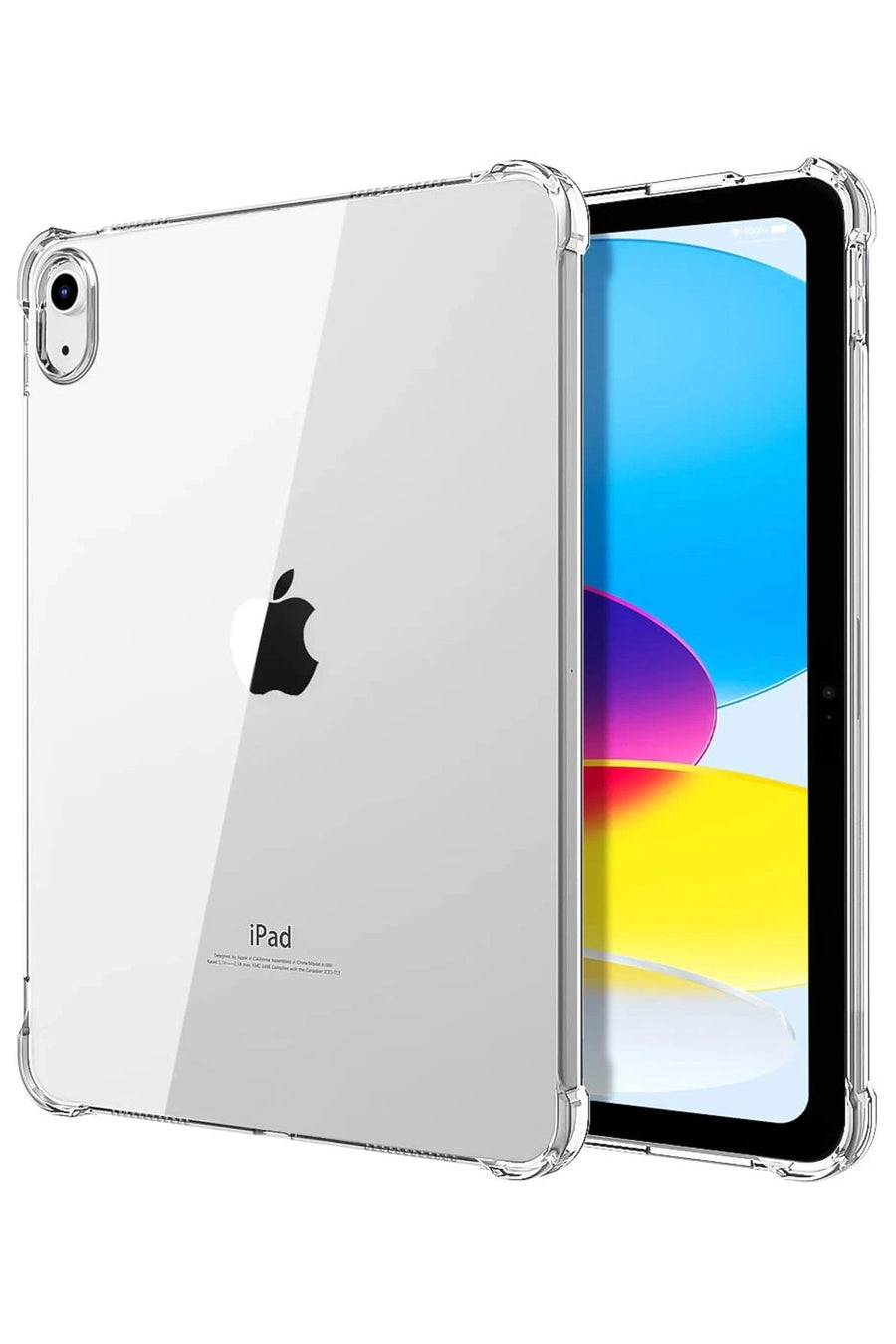 Newface Apple iPad 2022 10.9 (10.nesil) Kılıf Anti Shock Tablet Silikon - Şeffaf