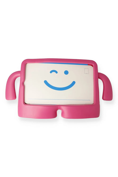 Newface Apple iPad 4 9.7 Kılıf Karakter Tablet Silikon - Pembe