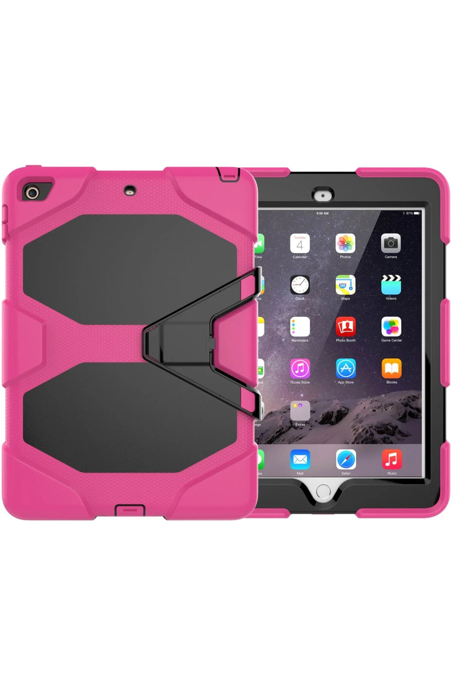 Newface Apple iPad 5 Air 9.7 Kılıf Griffin Tablet Kapak - Pembe