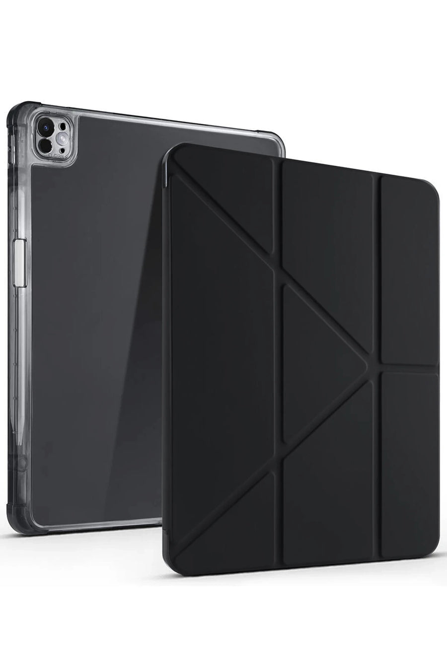 Newface Apple iPad Air 13 (2024) Kılıf Kalemlikli Mars Tablet Kılıfı - Siyah