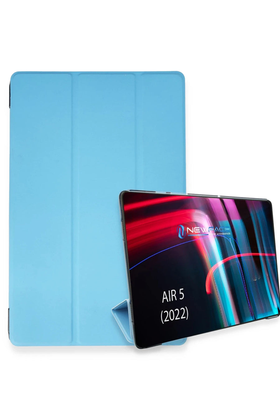 Newface Apple iPad Air 5 (2022) Kılıf Tablet Smart Kılıf - Açık Mavi