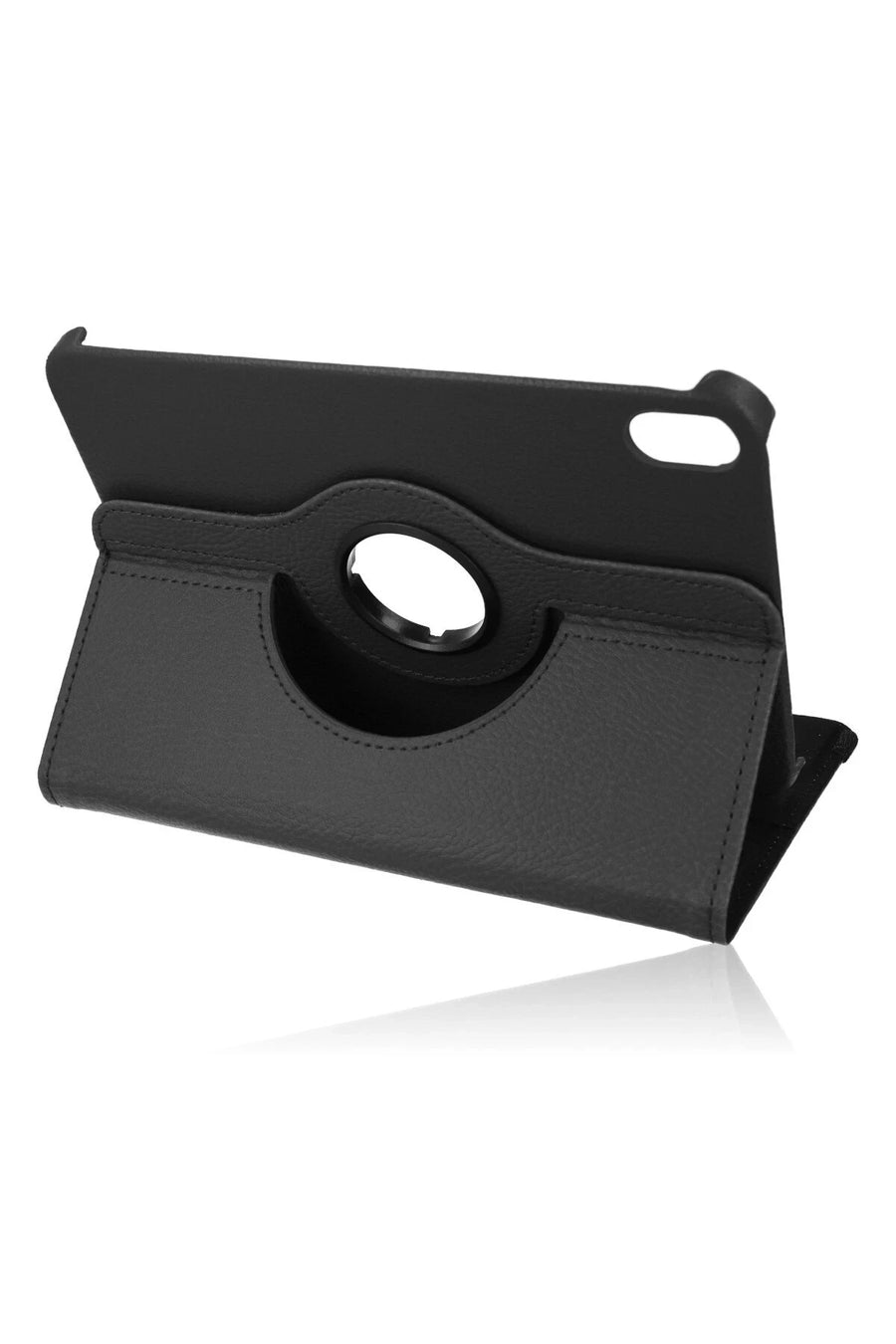 Newface Apple iPad Mini 6 Kılıf 360 Tablet Deri Kılıf - Siyah
