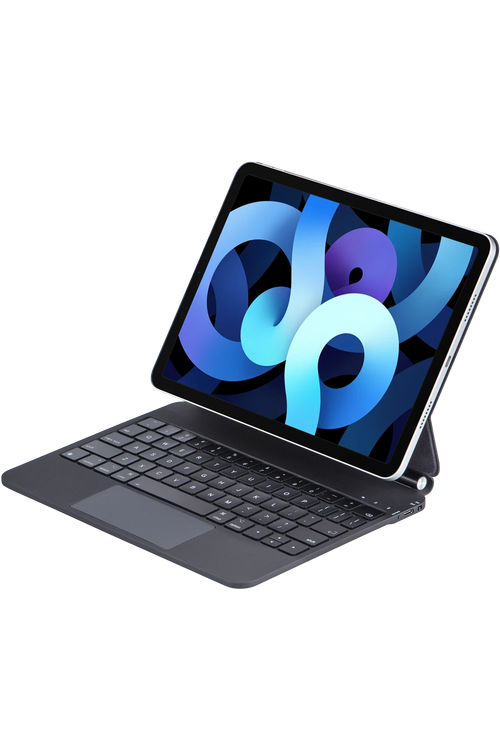 Newface Apple iPad Pro 11 (2022) Kılıf X7 Magic Manyetik Klavyeli Tablet Kılıfı - Siyah