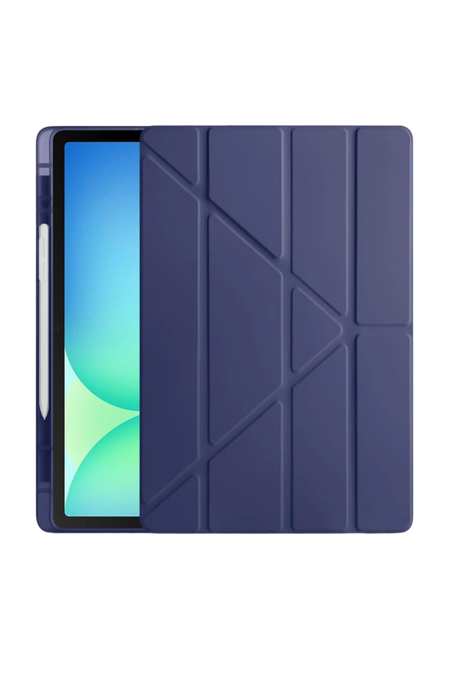 Newface Apple iPad Pro 13 (2024) Kılıf Kalemlikli Hugo Tablet Kılıfı - Lacivert