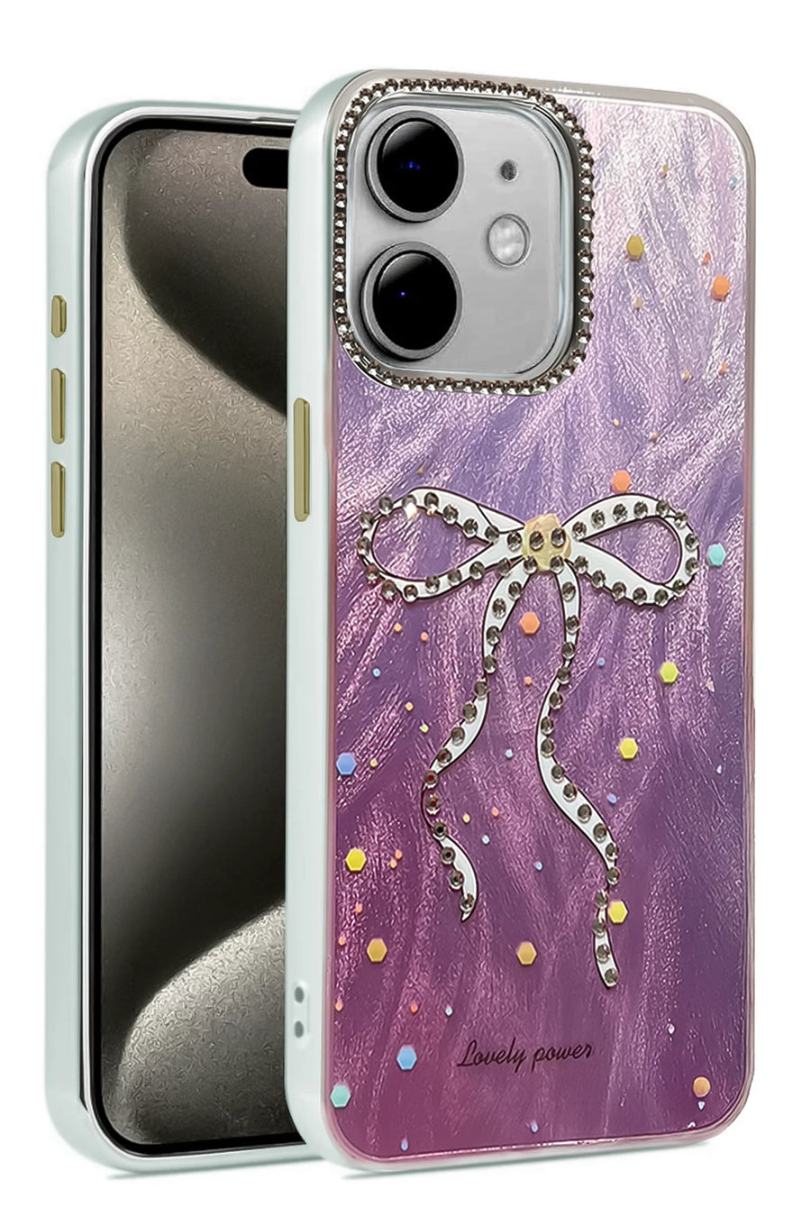 Newface Apple iPhone 11 Kılıf Blade Aynalı Desenli Kapak - Desen 1