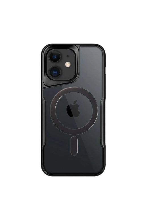 Newface Apple iPhone 11 Kılıf Boyi Magsafe Silikon Kapak - Siyah