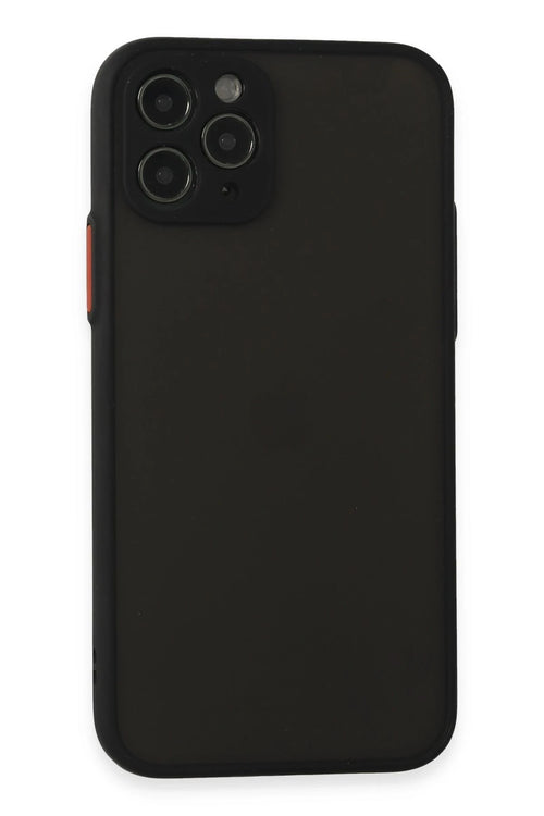 Newface Apple iPhone 11 Pro Kılıf Montreal Silikon Kapak - Siyah