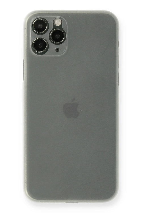 Newface Apple iPhone 11 Pro Kılıf PP Ultra İnce Kapak - Beyaz