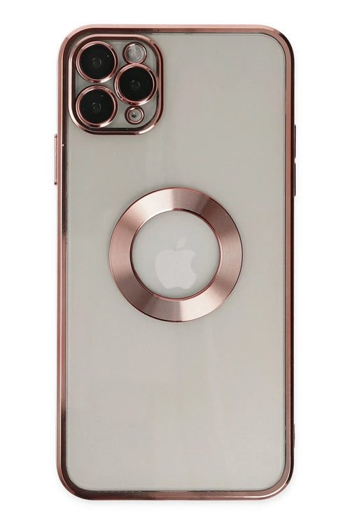 Newface Apple iPhone 11 Pro Kılıf Slot Silikon - Rose Gold