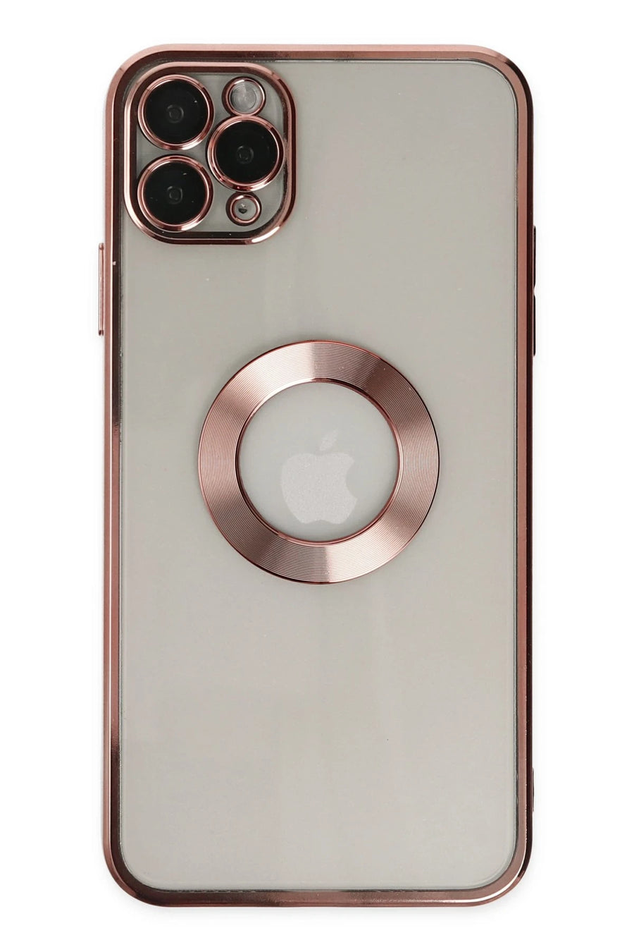 Newface Apple iPhone 11 Pro Kılıf Slot Silikon - Rose Gold