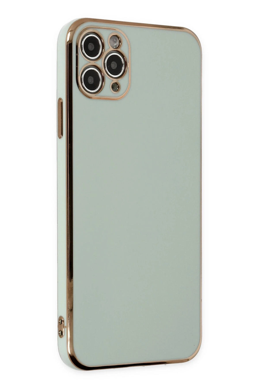 Newface Apple iPhone 11 Pro Max Kılıf Volet Silikon - Açık Yeşil