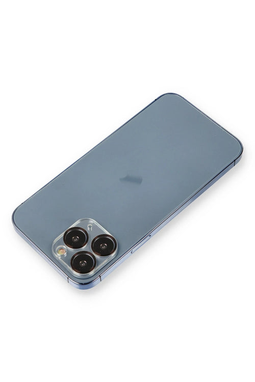 Newface Apple iPhone 11 Pro Max Metal Kamera Lens Koruma Cam - Siyah