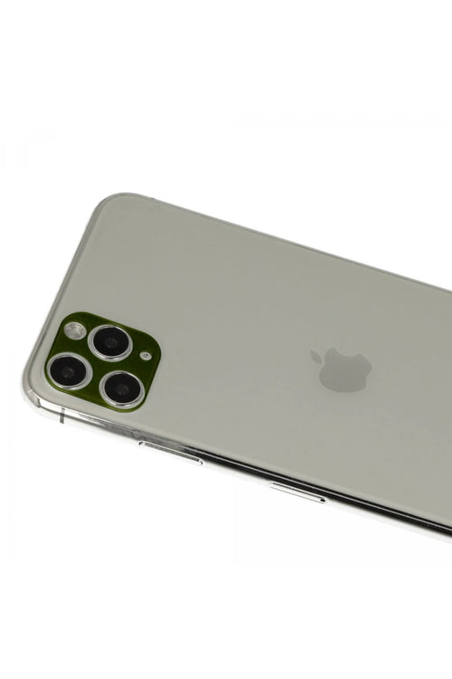 Newface Apple iPhone 11 Pro Max Rainbow Kamera Lens Koruma Cam - Yeşil