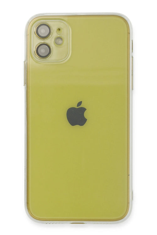 Newface Apple iPhone 12 Kılıf Fly Lens Silikon - Şeffaf