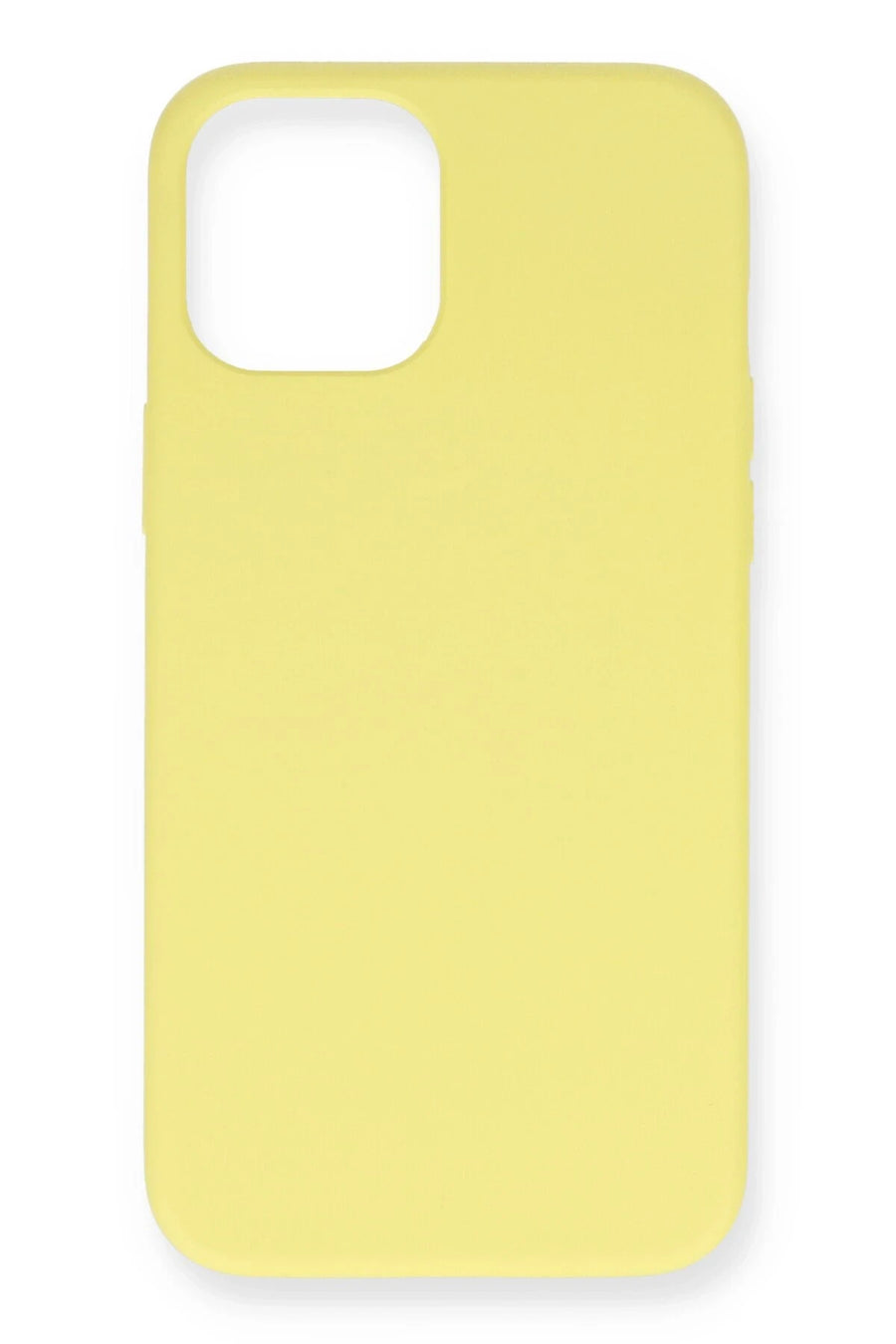 Newface Apple iPhone 12 Mini Kılıf Nano içi Kadife Silikon - Sarı