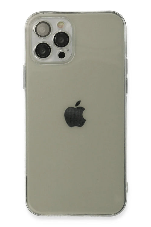 Newface Apple iPhone 12 Pro Kılıf Fly Lens Silikon - Şeffaf