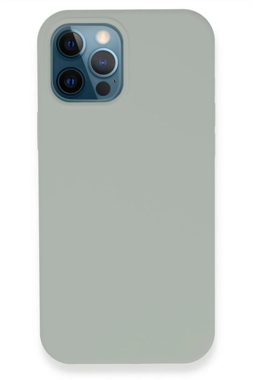 Newface Apple iPhone 12 Pro Kılıf Lansman Legant Silikon - Açık Gri