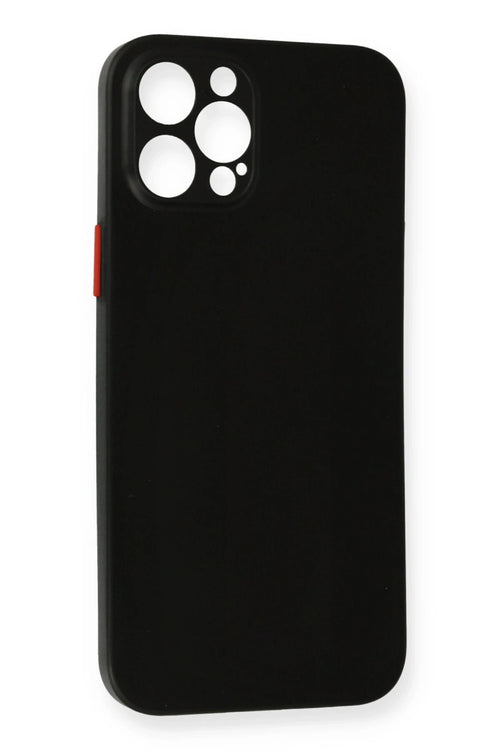 Newface Apple iPhone 12 Pro Kılıf PP Ultra İnce Kapak - Siyah