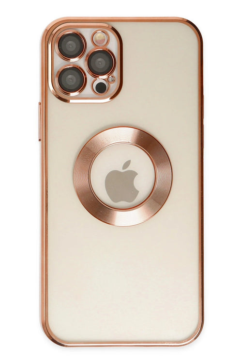 Newface Apple iPhone 12 Pro Kılıf Slot Silikon - Rose Gold