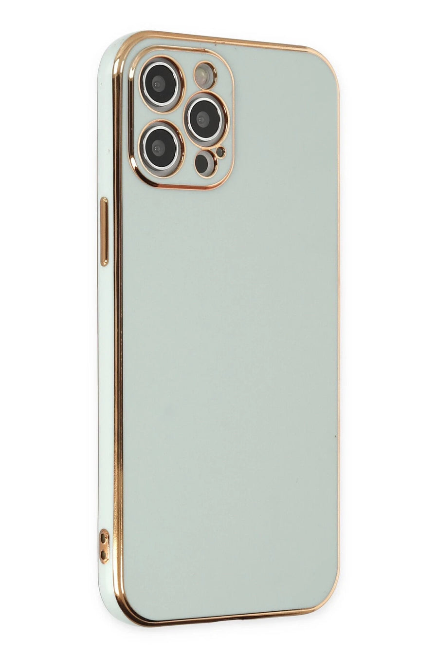 Newface Apple iPhone 12 Pro Kılıf Volet Silikon - Açık Yeşil