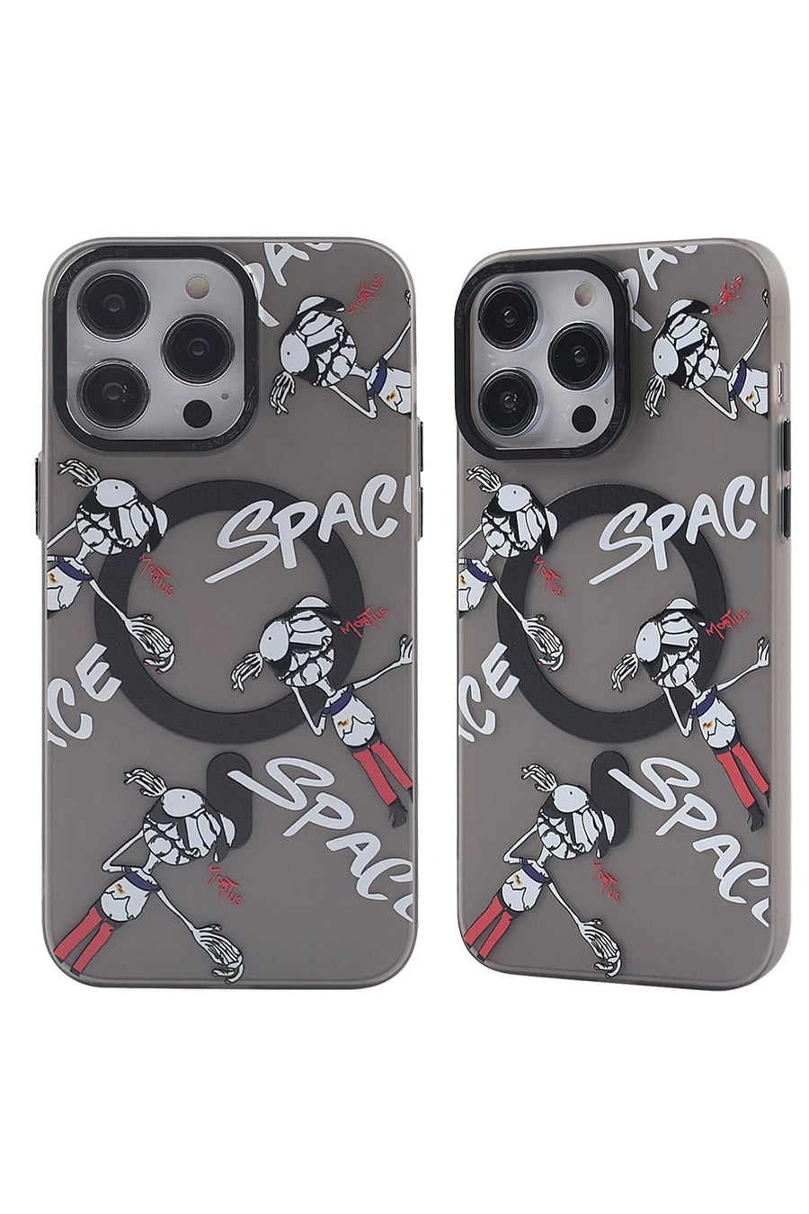 Newface Apple iPhone 12 Pro Max Kılıf Apollo Magneticsafe Desenli Kapak - Apollo Siyah - 3