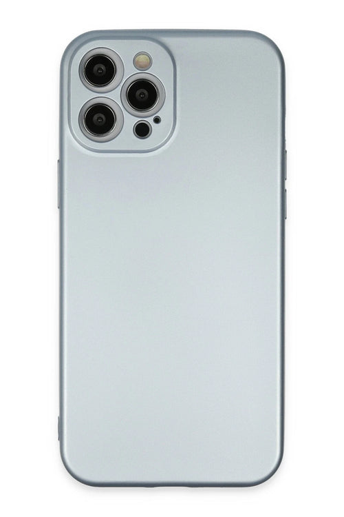 Newface Apple iPhone 12 Pro Max Kılıf Nano içi Kadife Silikon - Sky Blue