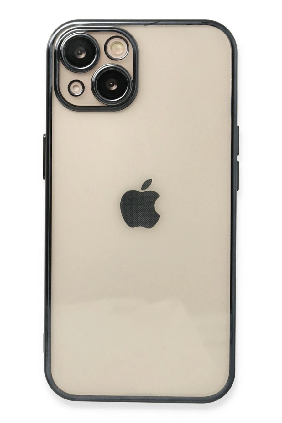 Newface Apple iPhone 13 Kılıf Razer Lensli Silikon - Siyah