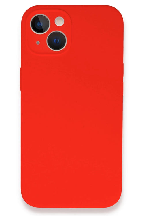 Newface Apple iPhone 13 Mini Kılıf Lansman Legant Silikon - Kırmızı