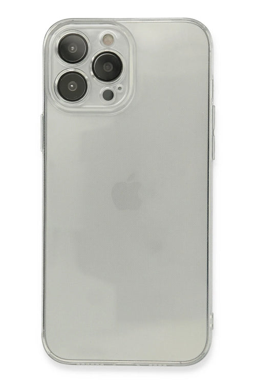 Newface Apple iPhone 13 Pro Kılıf Fly Lens Silikon - Şeffaf