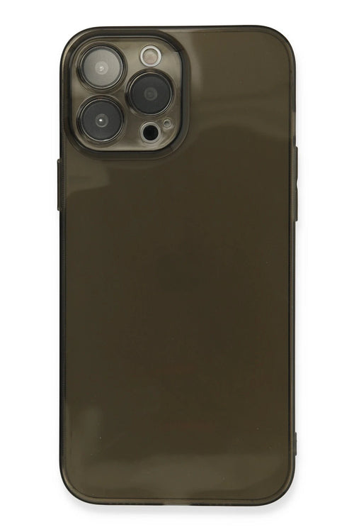 Newface Apple iPhone 13 Pro Kılıf Fly Lens Silikon - Siyah