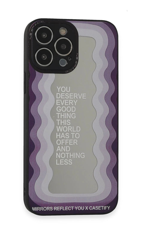 Newface Apple iPhone 13 Pro Kılıf Mirror Desenli Kapak - Mirror - 5
