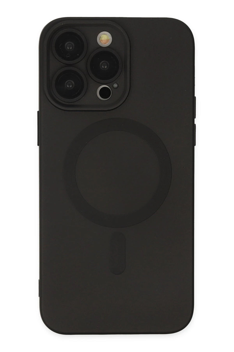 Newface Apple iPhone 13 Pro Kılıf Moshi Lens Magneticsafe Silikon - Siyah