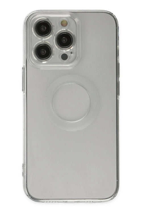 Newface Apple iPhone 13 Pro Kılıf Santa Lens Silikon - Şeffaf