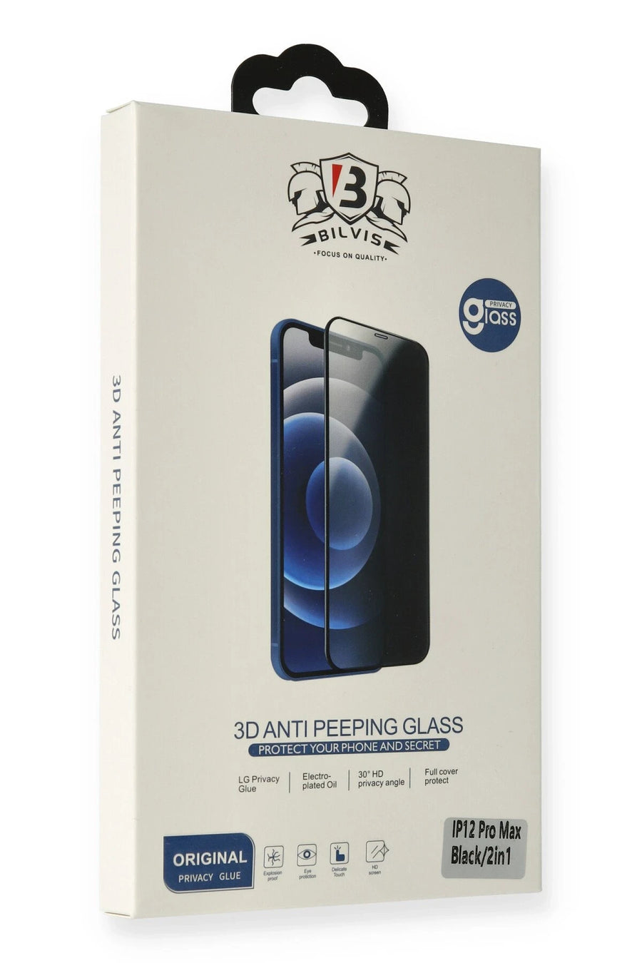 Newface Apple iPhone 13 Pro Max Bilvis Hayalet Cam Ekran Koruyucu
