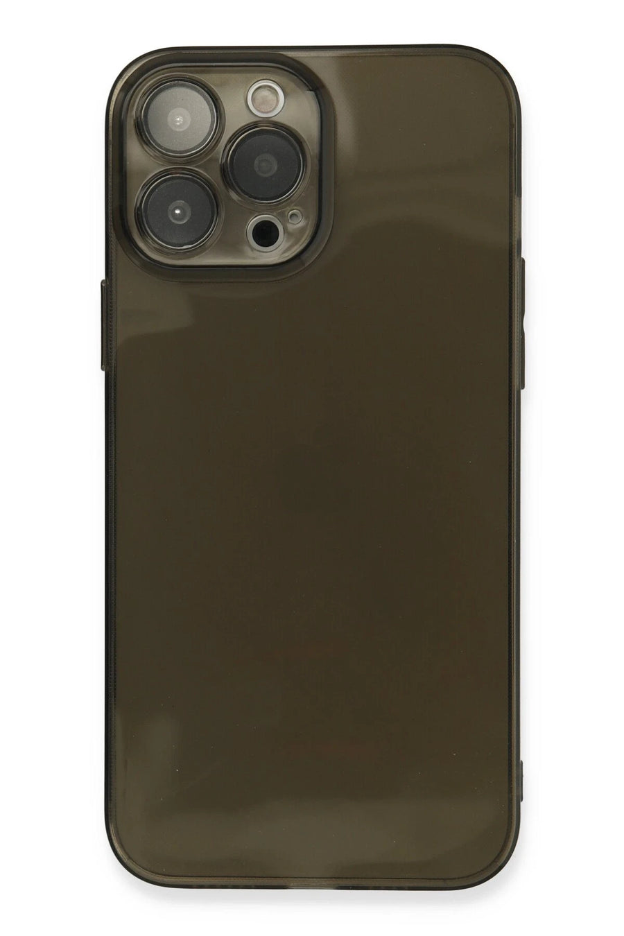 Newface Apple iPhone 13 Pro Max Kılıf Fly Lens Silikon - Siyah