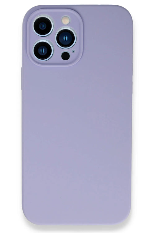 Newface Apple iPhone 13 Pro Max Kılıf Lansman Legant Silikon - Lila