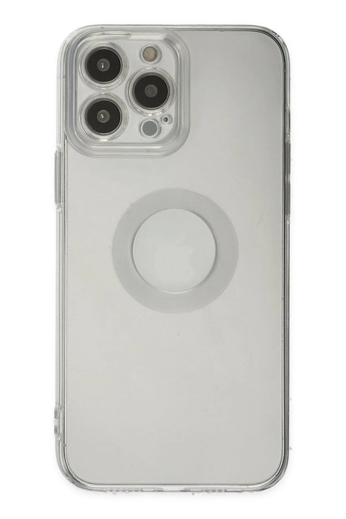 Newface Apple iPhone 13 Pro Max Kılıf Santa Lens Silikon - Şeffaf