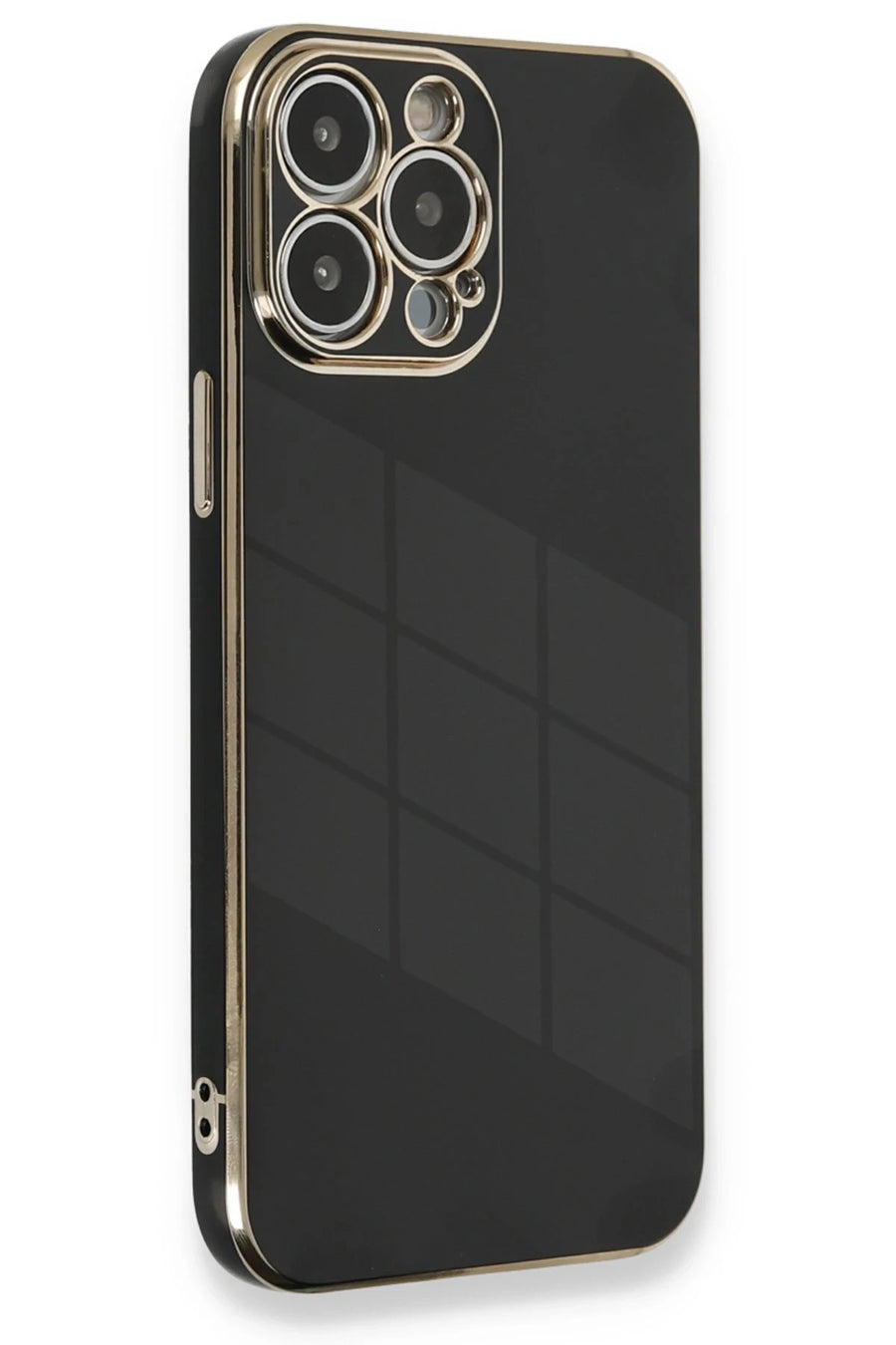 Newface Apple iPhone 13 Pro Max Kılıf Volet Silikon - Siyah
