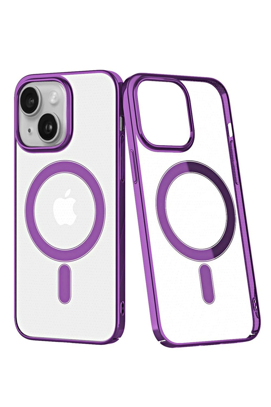 Newface Apple iPhone 14 Kılıf Element Magneticsafe Sert Kapak - Mor