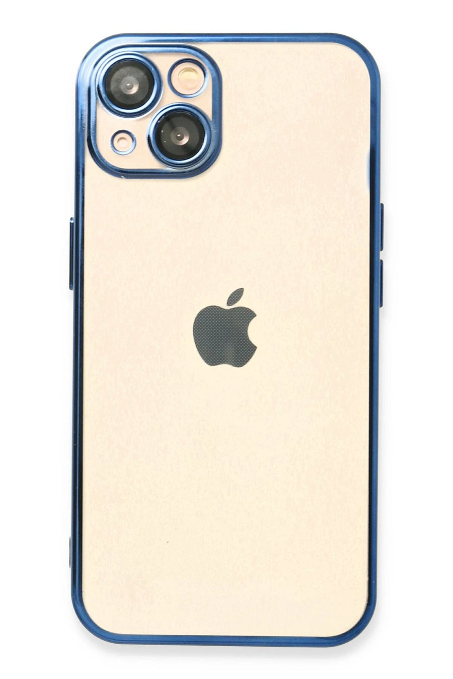 Newface Apple iPhone 14 Kılıf Razer Lensli Silikon - Açık Mavi