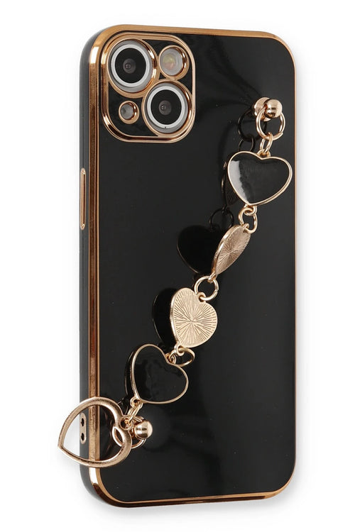 Newface Apple iPhone 14 Plus Kılıf Esila Silikon - Siyah