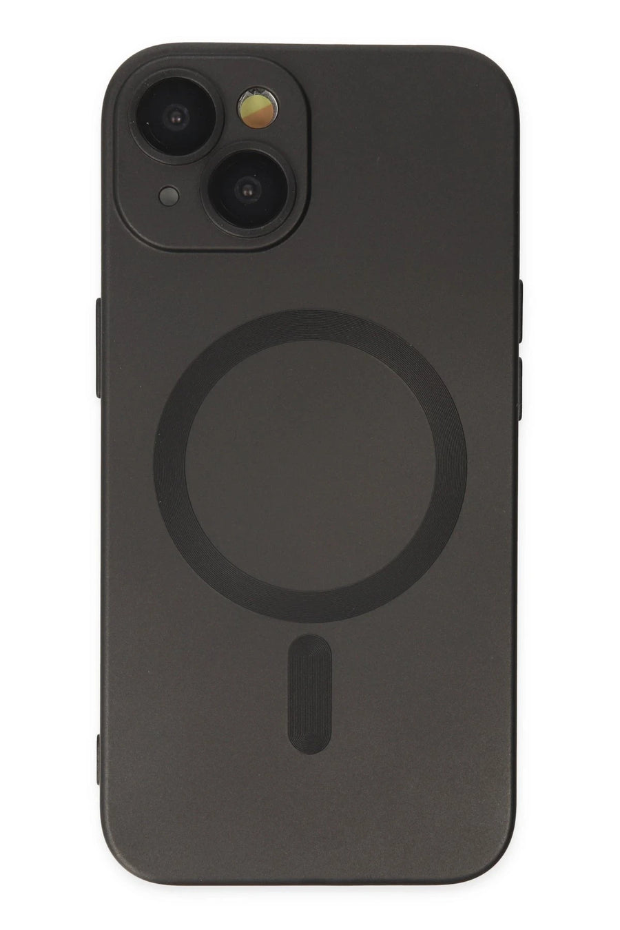 Newface Apple iPhone 14 Plus Kılıf Moshi Lens Magneticsafe Silikon - Siyah