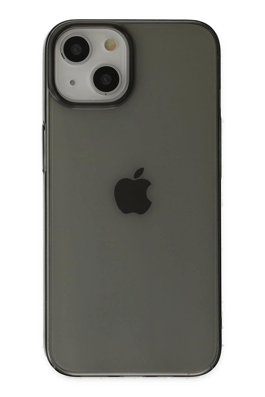 Newface Apple iPhone 14 Plus Kılıf Pc Sert Şeffaf Kapak - Siyah