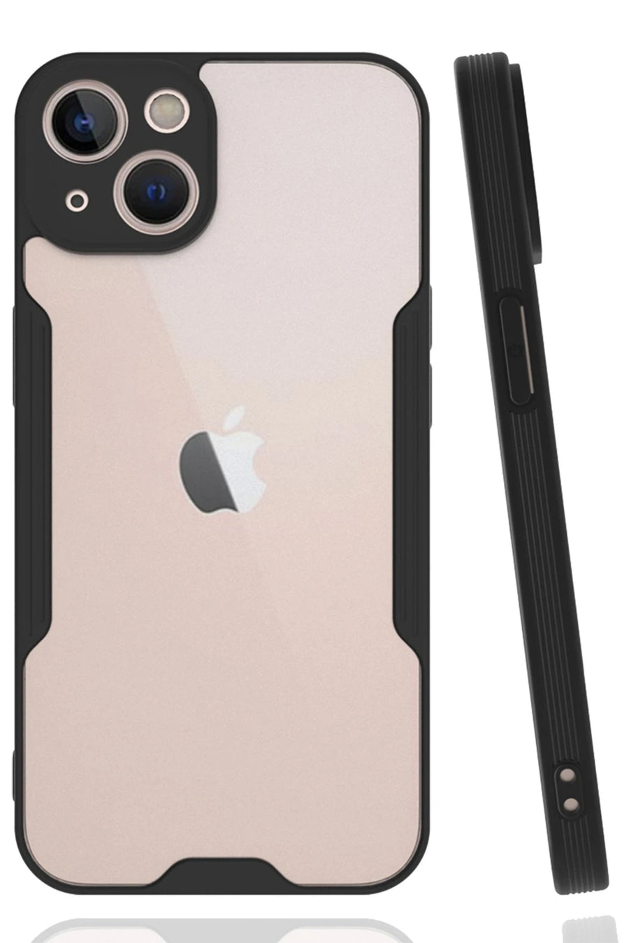 Newface Apple iPhone 14 Plus Kılıf Platin Silikon - Siyah