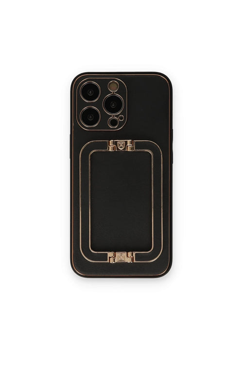 Newface Apple iPhone 14 Pro Kılıf Coco Elit Kapak - Siyah