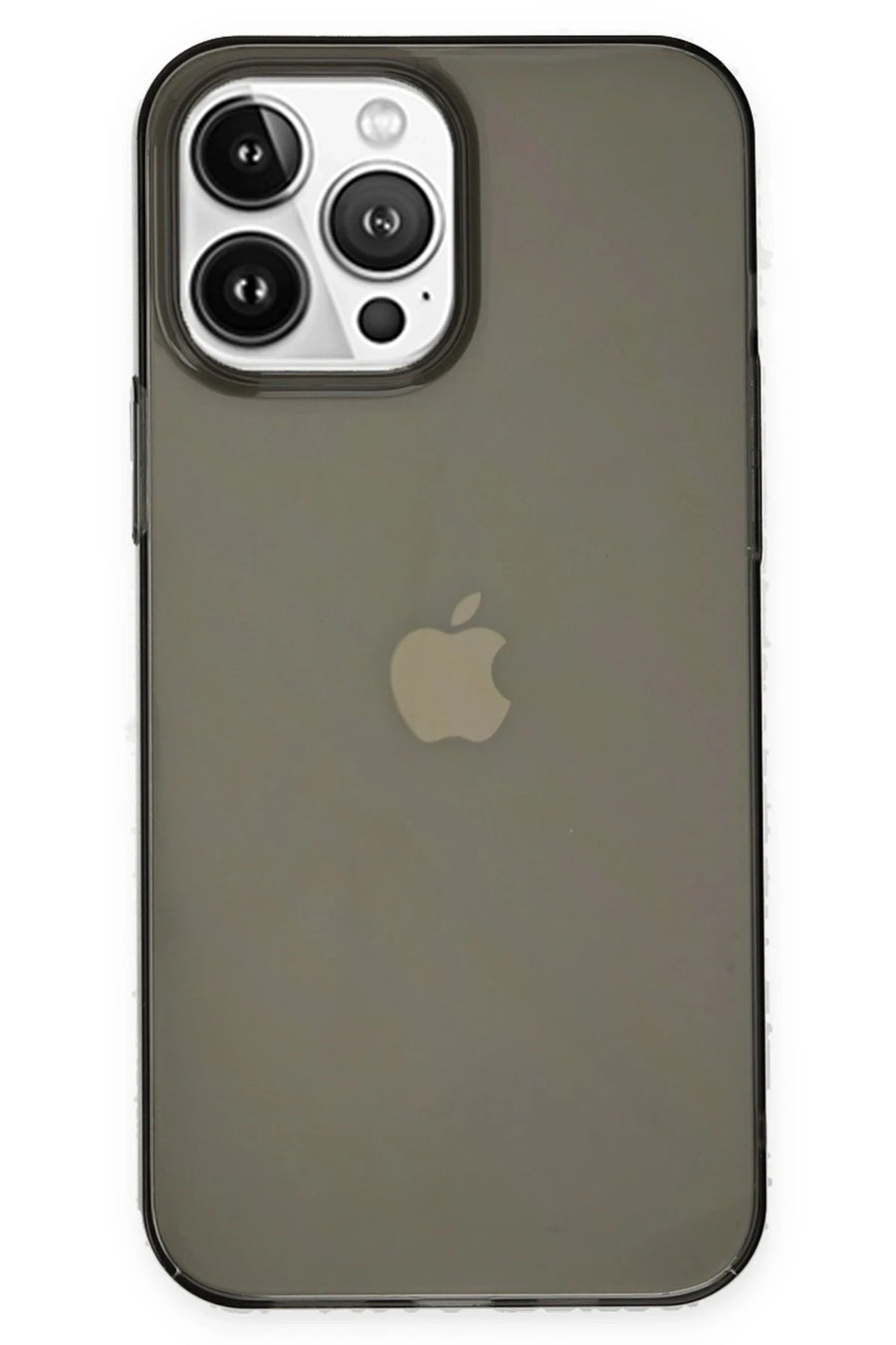 Newface Apple iPhone 14 Pro Kılıf Pc Sert Şeffaf Kapak - Siyah
