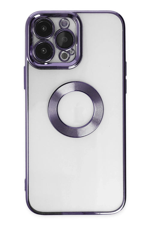 Newface Apple iPhone 14 Pro Kılıf Slot Silikon - Mor