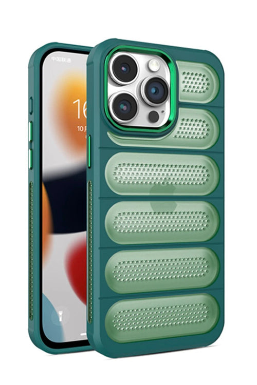 Newface Apple iPhone 14 Pro Max Kılıf Airmax Silikon Kapak - Koyu Yeşil