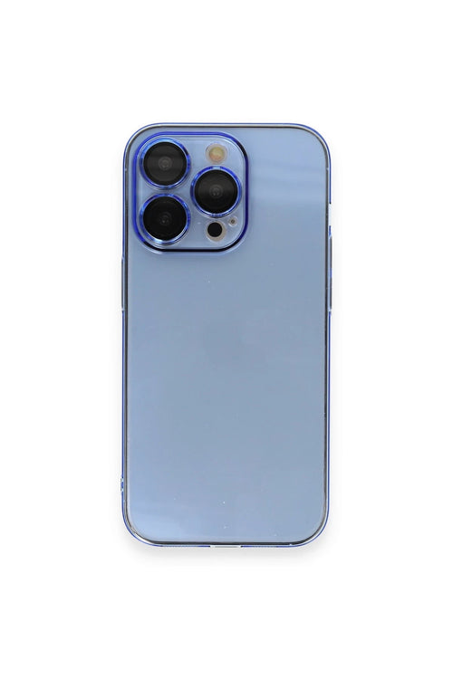 Newface Apple iPhone 14 Pro Max Kılıf Armada Lensli Kapak - Sierra Blue